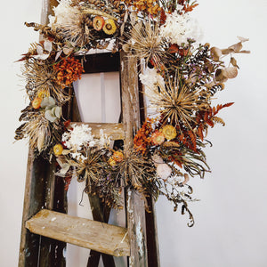 AUTUMN EVERLASTING FLOWER WREATH WORKSHOP 8th March 1pm Central Coast, NSW