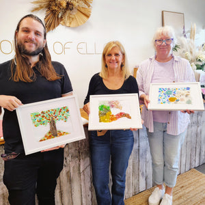 KIDS, TEENS & ADULTS SEA GLASS FRAMED ART WORKSHOP 17th July 10am Central Coast, NSW