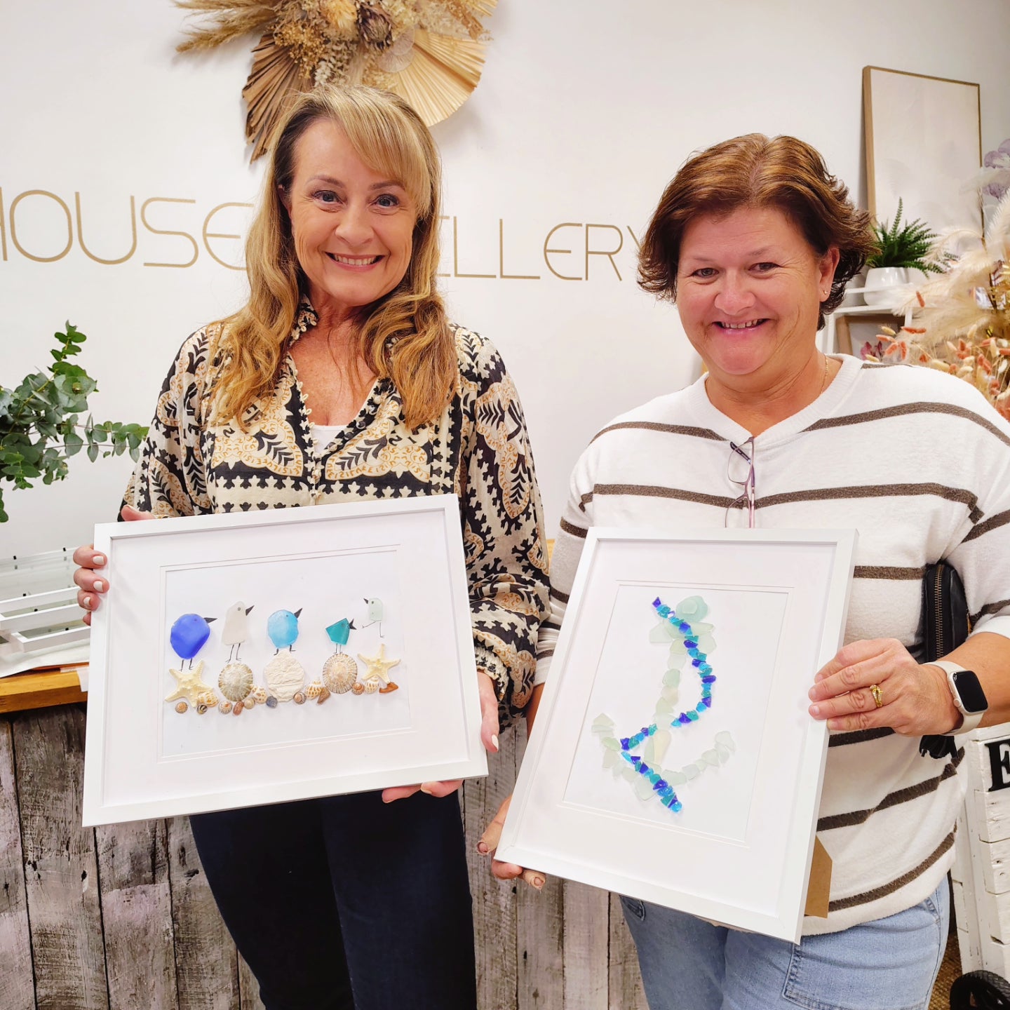 SEA GLASS FRAMED ART WORKSHOP 31st August 10am Central Coast, NSW