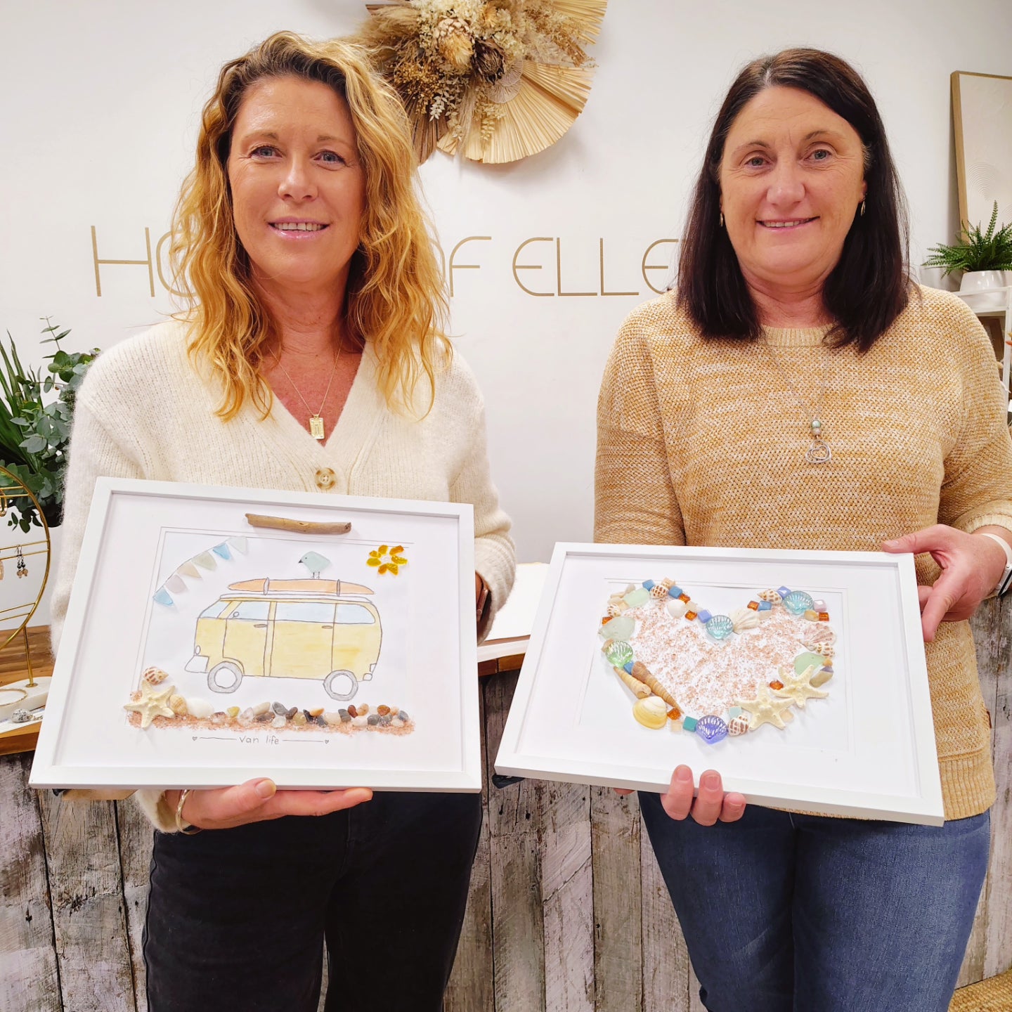 SEA GLASS FRAMED ART WORKSHOP 31st August 10am Central Coast, NSW