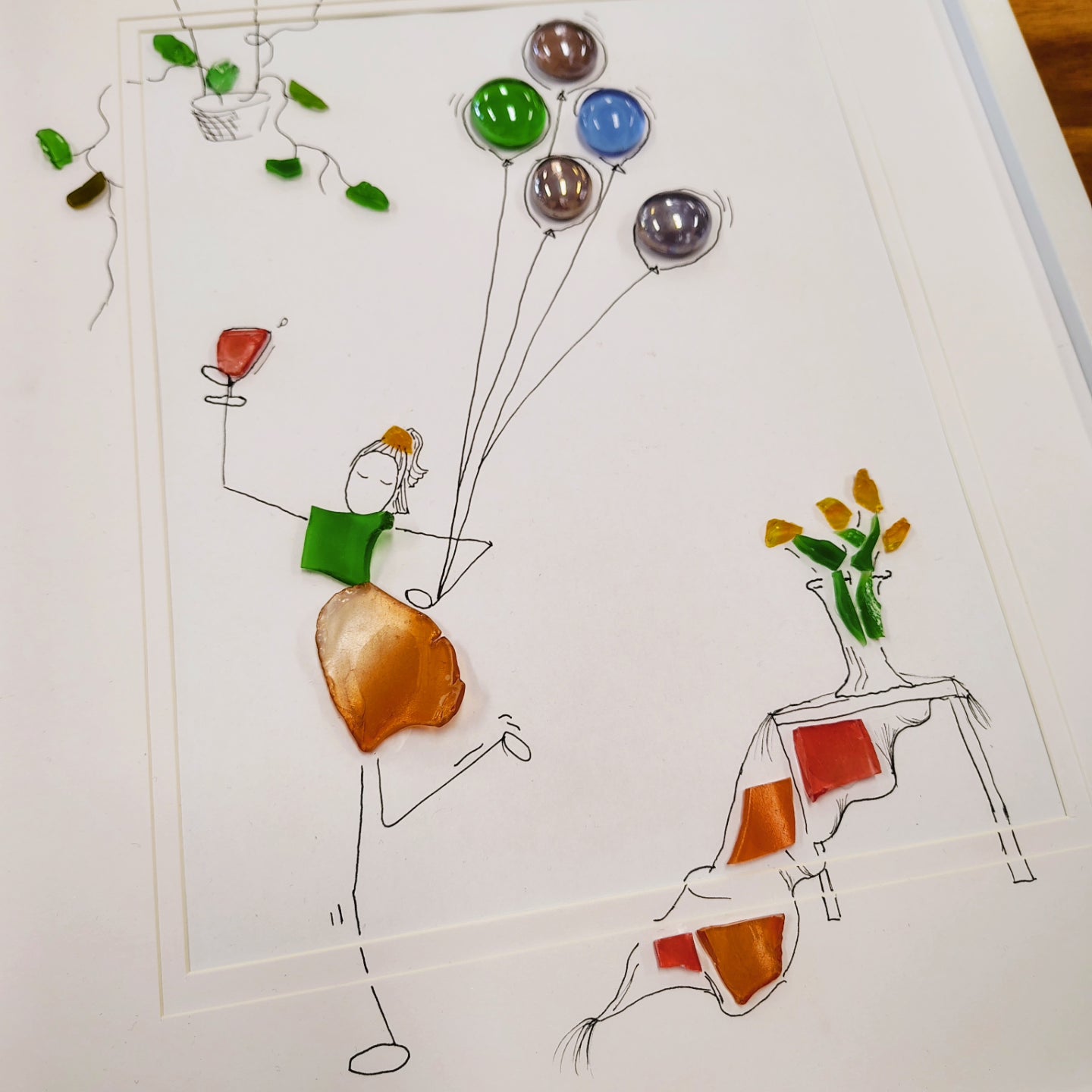 SEA GLASS FRAMED ART WORKSHOP 31st August 10am Central Coast, NSW