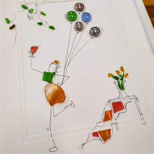 SEA GLASS FRAMED ART WORKSHOP 31st August 10am Central Coast, NSW