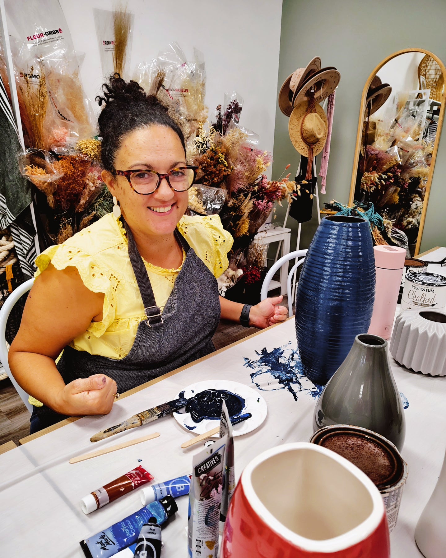 UPCYCLED TEXTURED VASE WORKSHOP 30th March 12pm Central Coast NSW