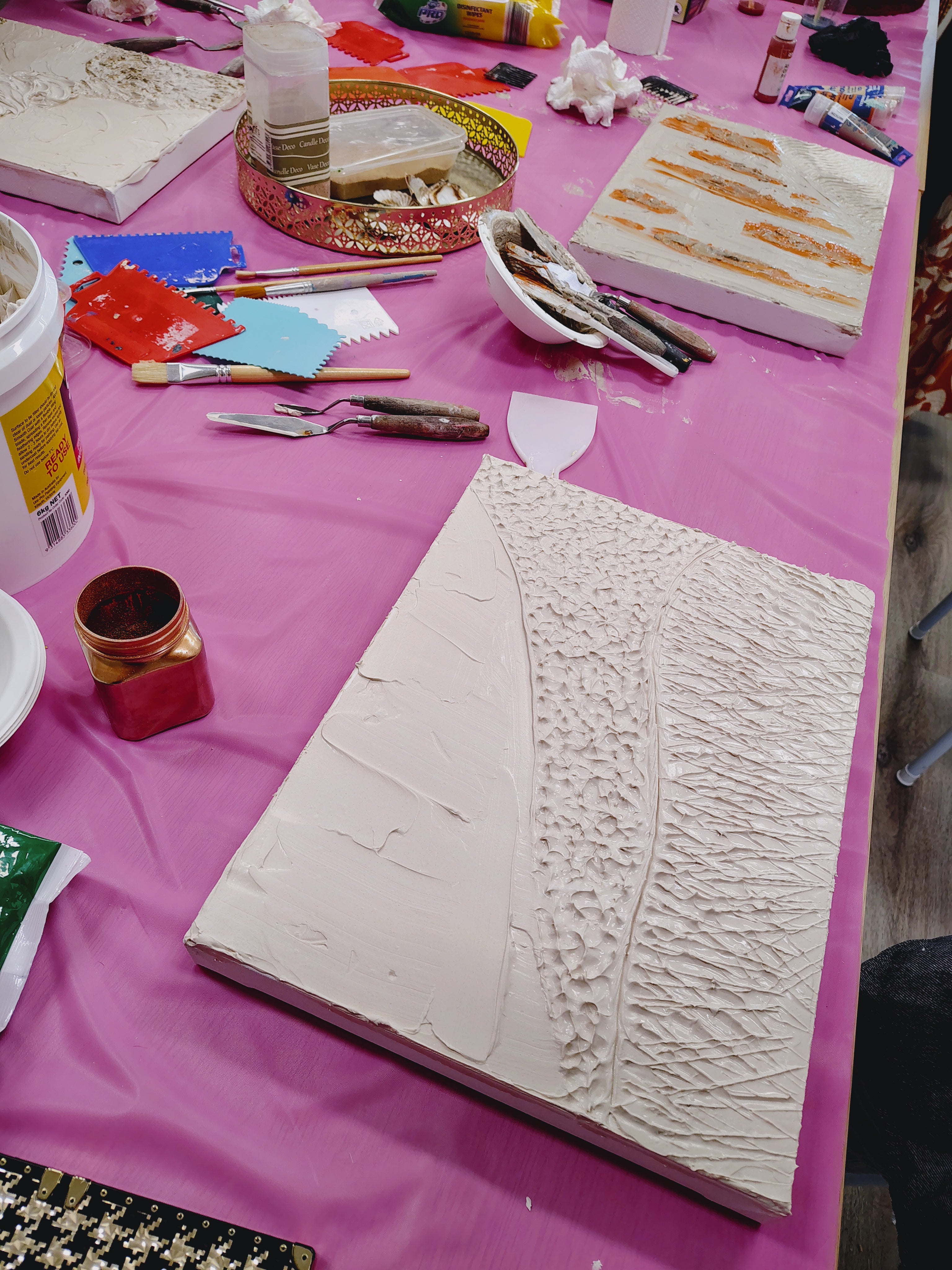 INTRODUCTION TO TEXTURED FLOWER ART WORKSHOP 31st May 1pm Central Coast, NSW