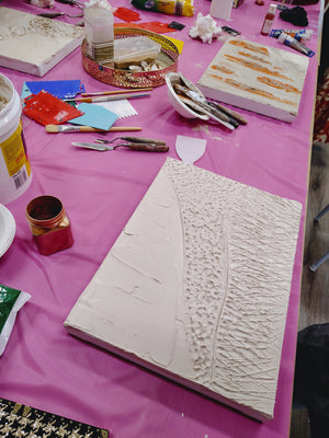 INTRODUCTION TO TEXTURED FLOWER ART WORKSHOP 31st May 1pm Central Coast, NSW