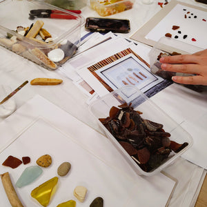 SEA GLASS FRAMED ART WORKSHOP 31st August 10am Central Coast, NSW