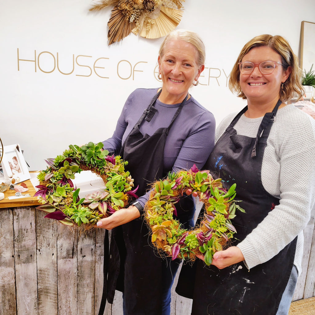 SUCCULENT WREATH WORKSHOP 7th September 10am Central Coast, NSW