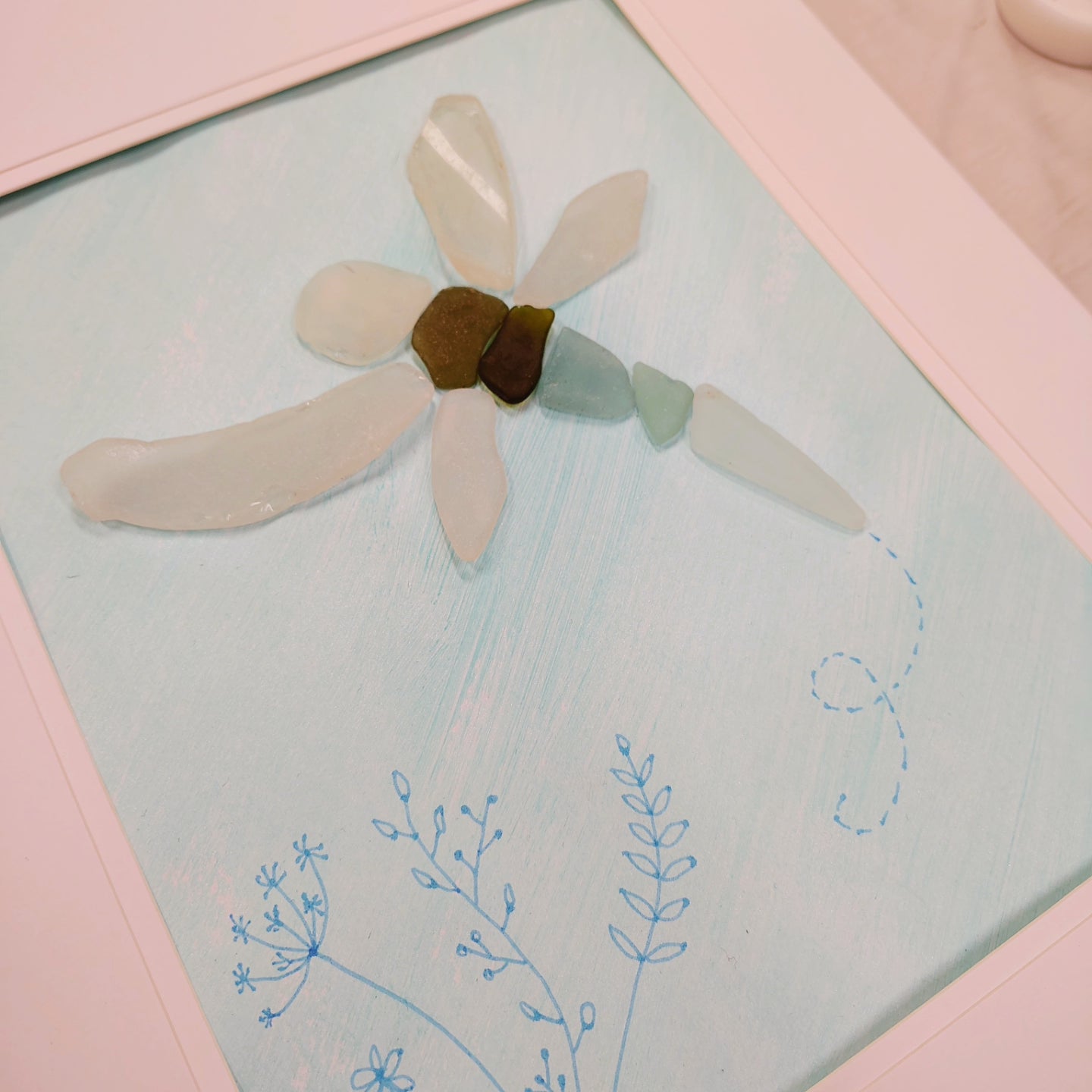 SEA GLASS FRAMED ART WORKSHOP 31st August 10am Central Coast, NSW