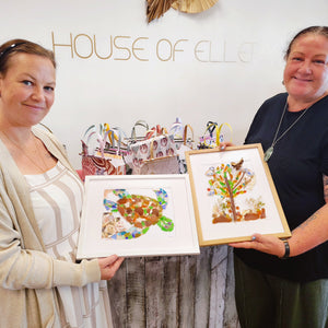 KIDS, TEENS & ADULTS SEA GLASS FRAMED ART WORKSHOP 17th July 10am Central Coast, NSW