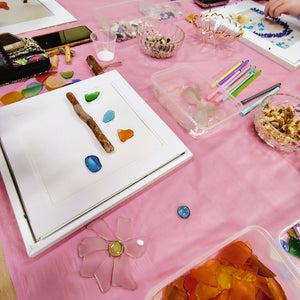 SEA GLASS FRAMED ART WORKSHOP 4th May 1pm Central Coast, NSW