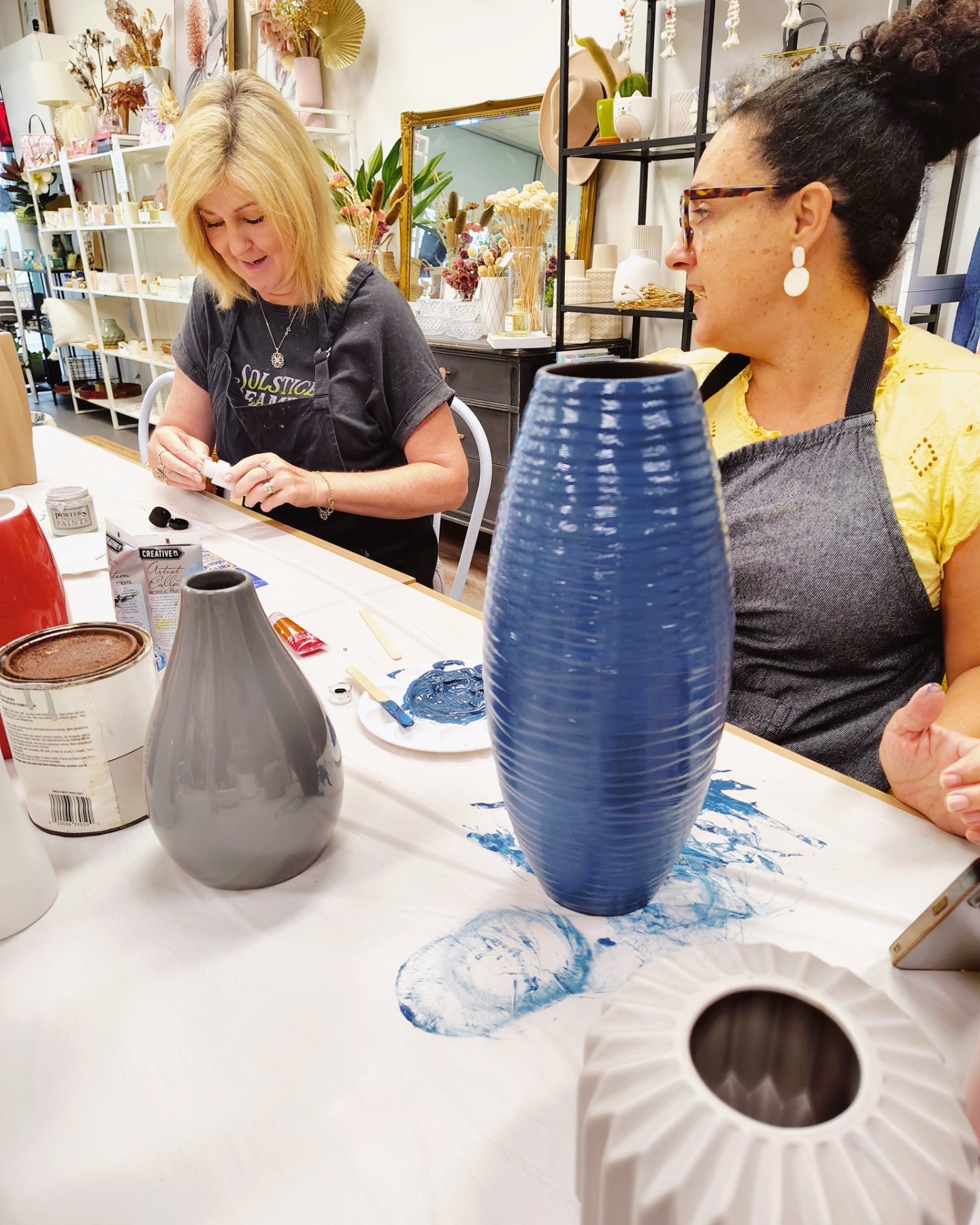 UPCYCLED TEXTURED VASE WORKSHOP 30th March 12pm Central Coast NSW