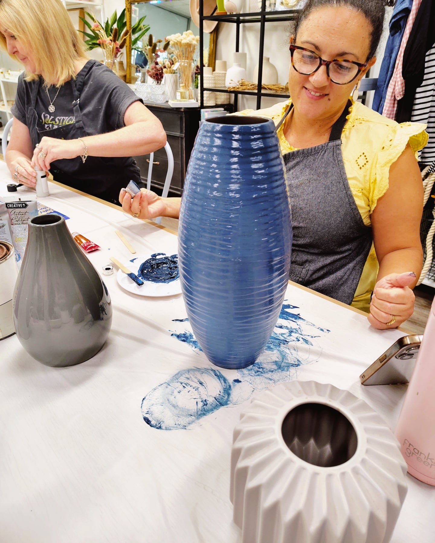UPCYCLED TEXTURED VASE WORKSHOP 30th March 12pm Central Coast NSW