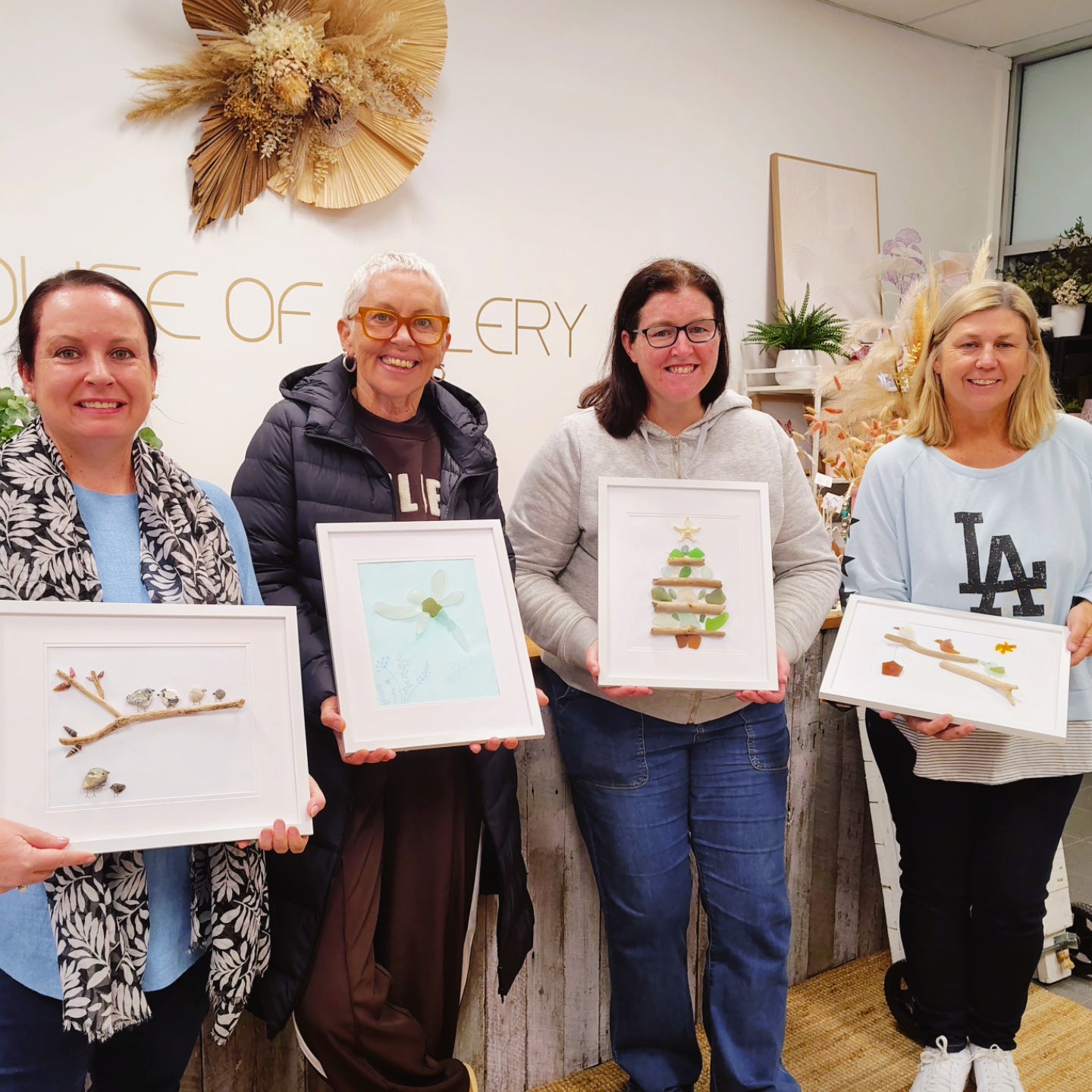 SEA GLASS FRAMED ART WORKSHOP 31st August 10am Central Coast, NSW