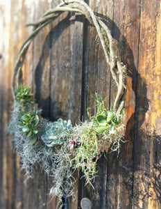 SUCCULENT VINE WREATH WORKSHOP 7th December 10am Central Coast, NSW