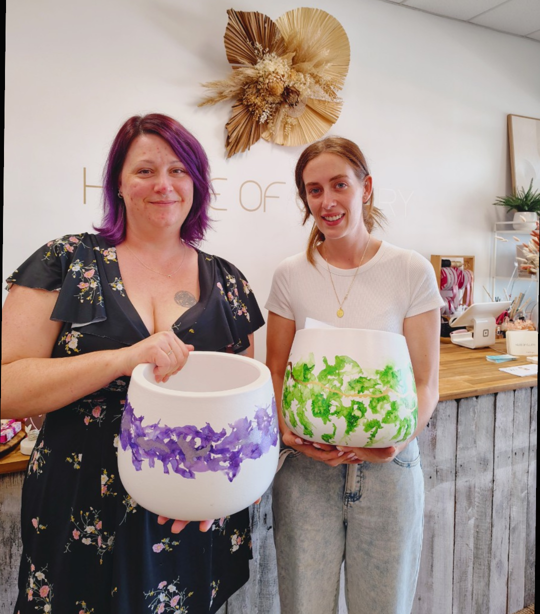 INTRODUCTION TO ALCOHOL INK DRUM POT WORKSHOP 19th April 1pm Central Coast, NSW