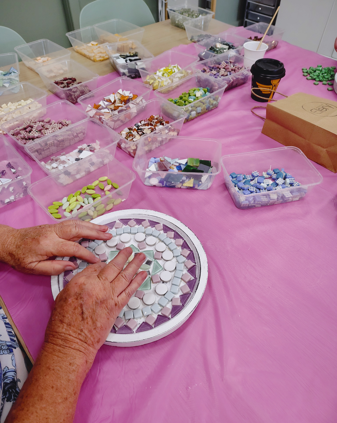 INTRODUCTION TO MOSAICS TRAY WORKSHOP 19th April 1pm Central Coast, NSW