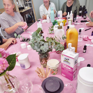 BODY WASH & LOTION + FOOT SCRUB & LIP BALM WORKSHOP 31st May 10am Central Coast, NSW