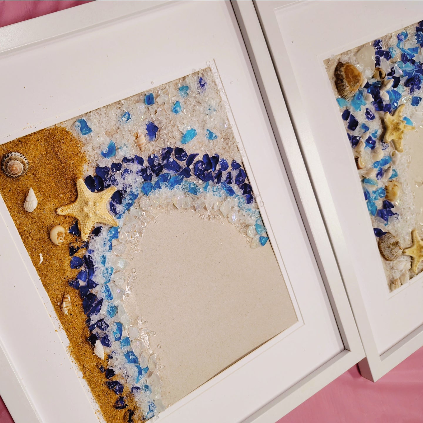 SEA GLASS FRAMED ART WORKSHOP 4th May 1pm Central Coast, NSW