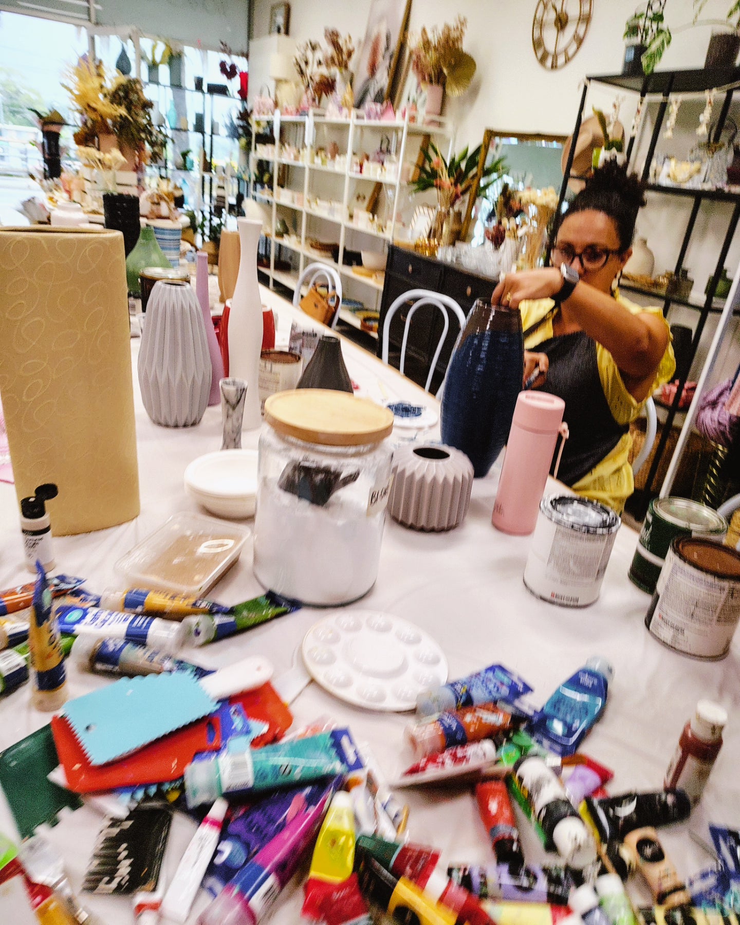 UPCYCLED TEXTURED VASE WORKSHOP 30th March 12pm Central Coast NSW