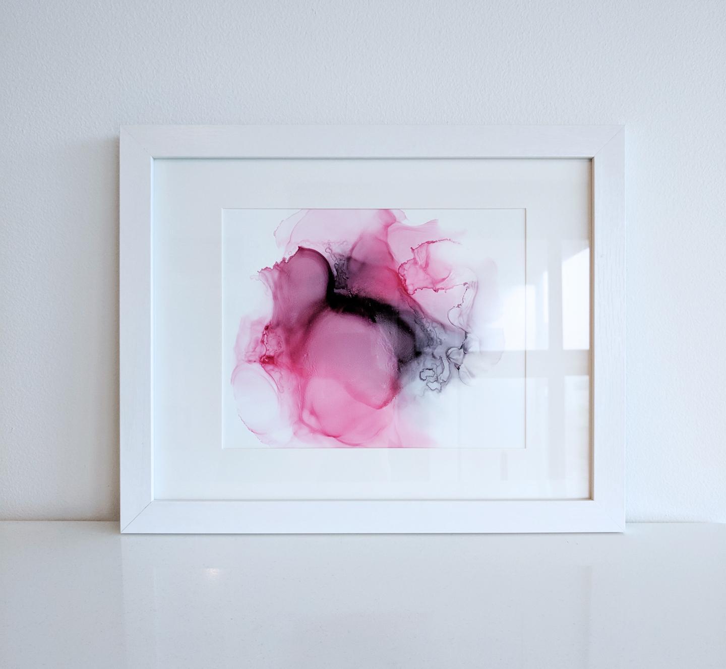Alcohol Ink Framed Artwork AFTERNOON 12th March Central Coast, NSW