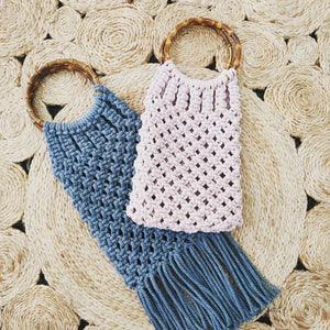 Macrame Reversible Bamboo Bag Workshop 16th July 10am, Central Coast, NSW