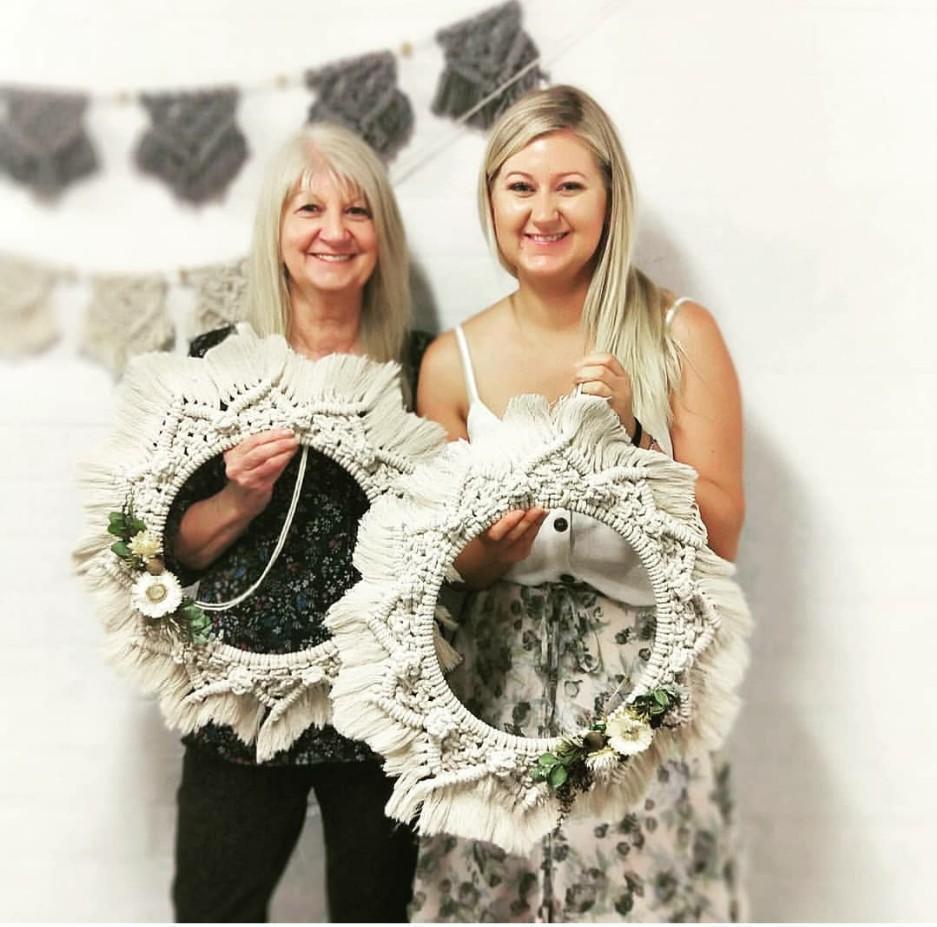 Macrame CHRISTMAS Wreath Workshop 29th November Central Coast, NSW