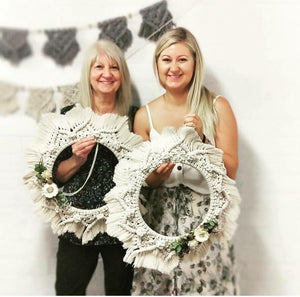 Macrame CHRISTMAS Wreath Workshop 29th November Central Coast, NSW