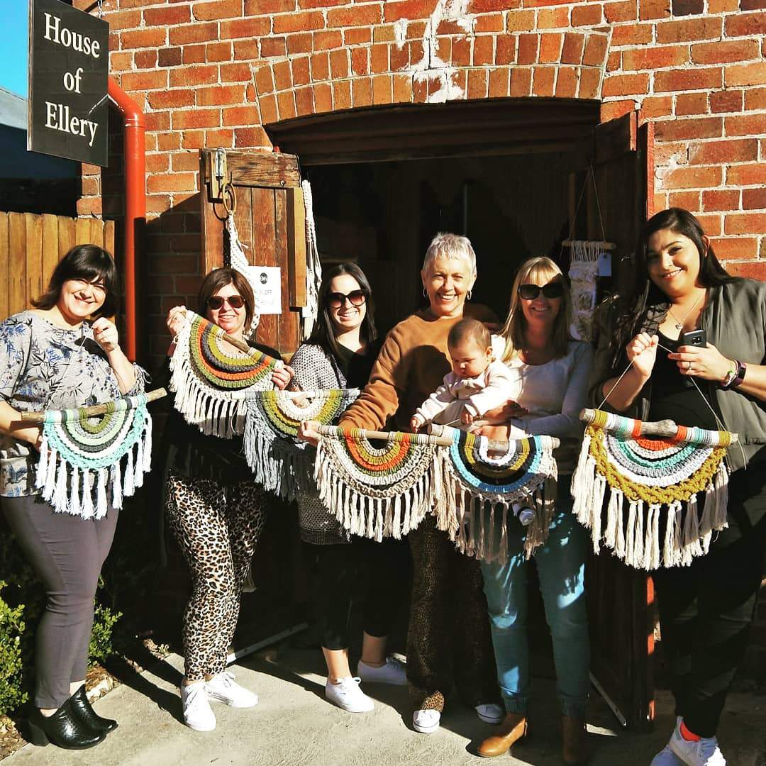POSTPONED DUE TO COVID LOCKDOWN Macrame Rainbow BEGINNER & ADVANCED Workshop 10th July Central Coast, NSW