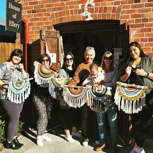 POSTPONED DUE TO COVID LOCKDOWN Macrame Rainbow BEGINNER & ADVANCED Workshop 10th July Central Coast, NSW