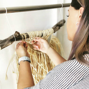Natural Raffia Macramé Wall Hanging Workshop 5th February Central Coast, NSW