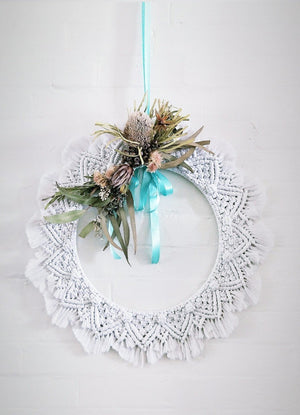 Macrame CHRISTMAS Wreath Workshop 29th November Central Coast, NSW