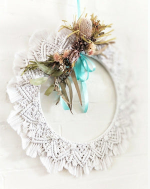 Macrame CHRISTMAS Wreath Workshop 29th November Central Coast, NSW