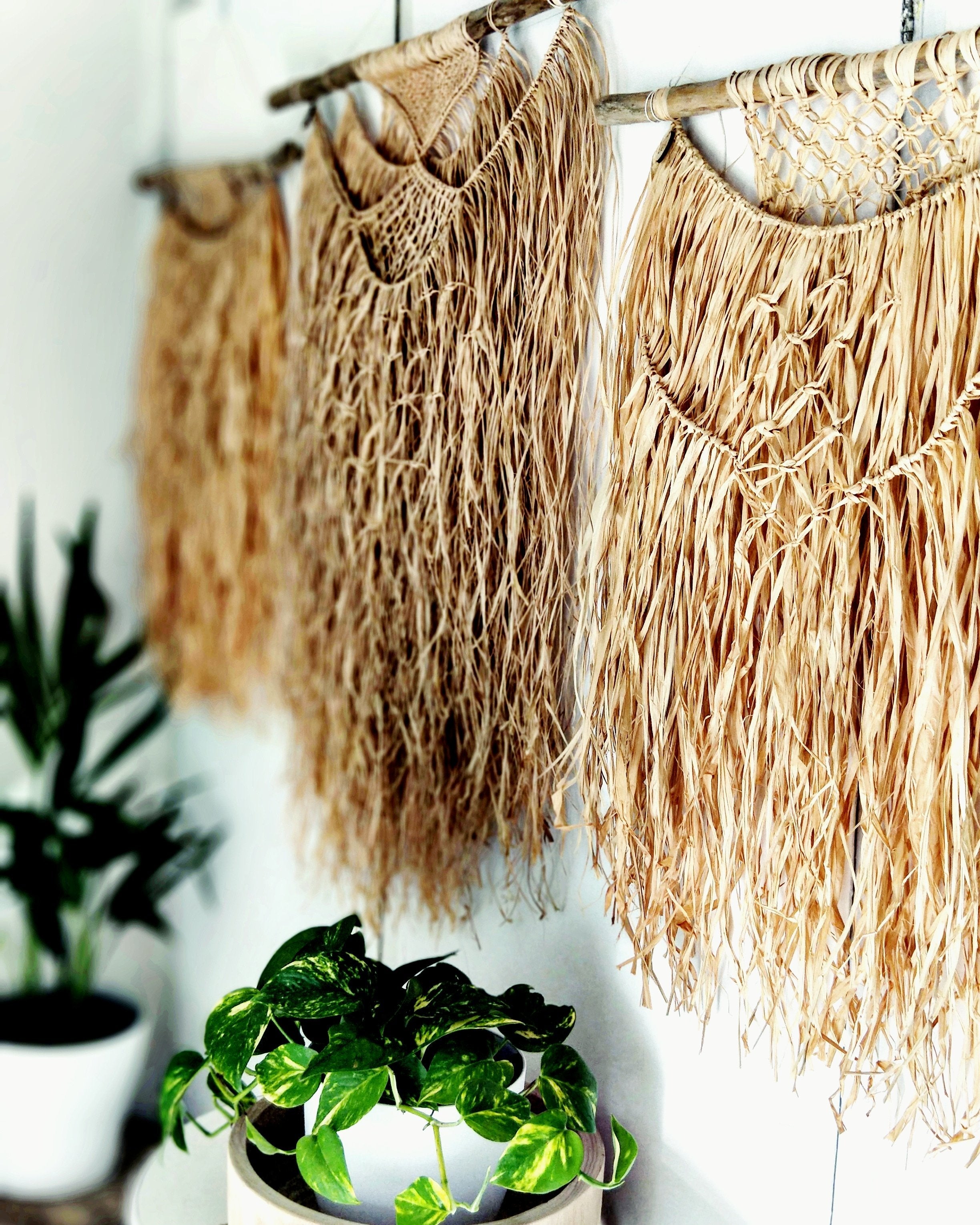 Natural Raffia Macramé Wall Hanging Workshop 5th February Central Coast, NSW