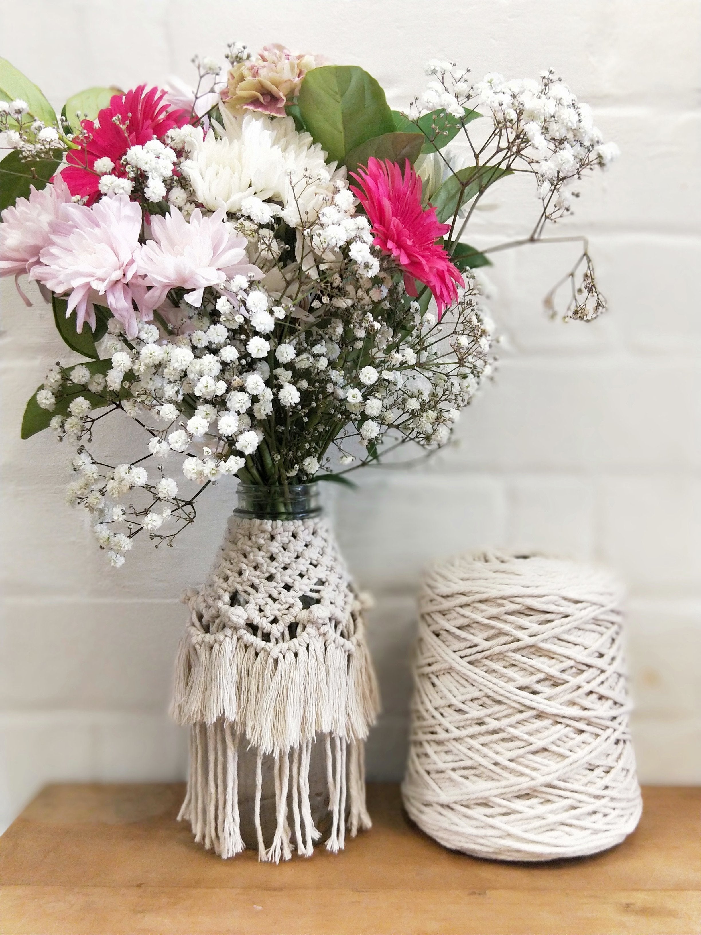 Macrame Vase + Blooms Workshop 23rd August Central Coast, NSW
