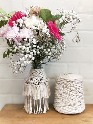 Macrame Vase + Blooms Workshop 23rd August Central Coast, NSW