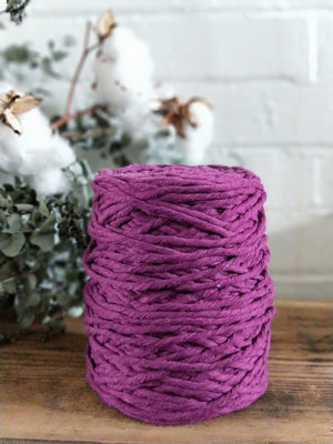 Macrame Luxe Single Twist Cotton // 5mm