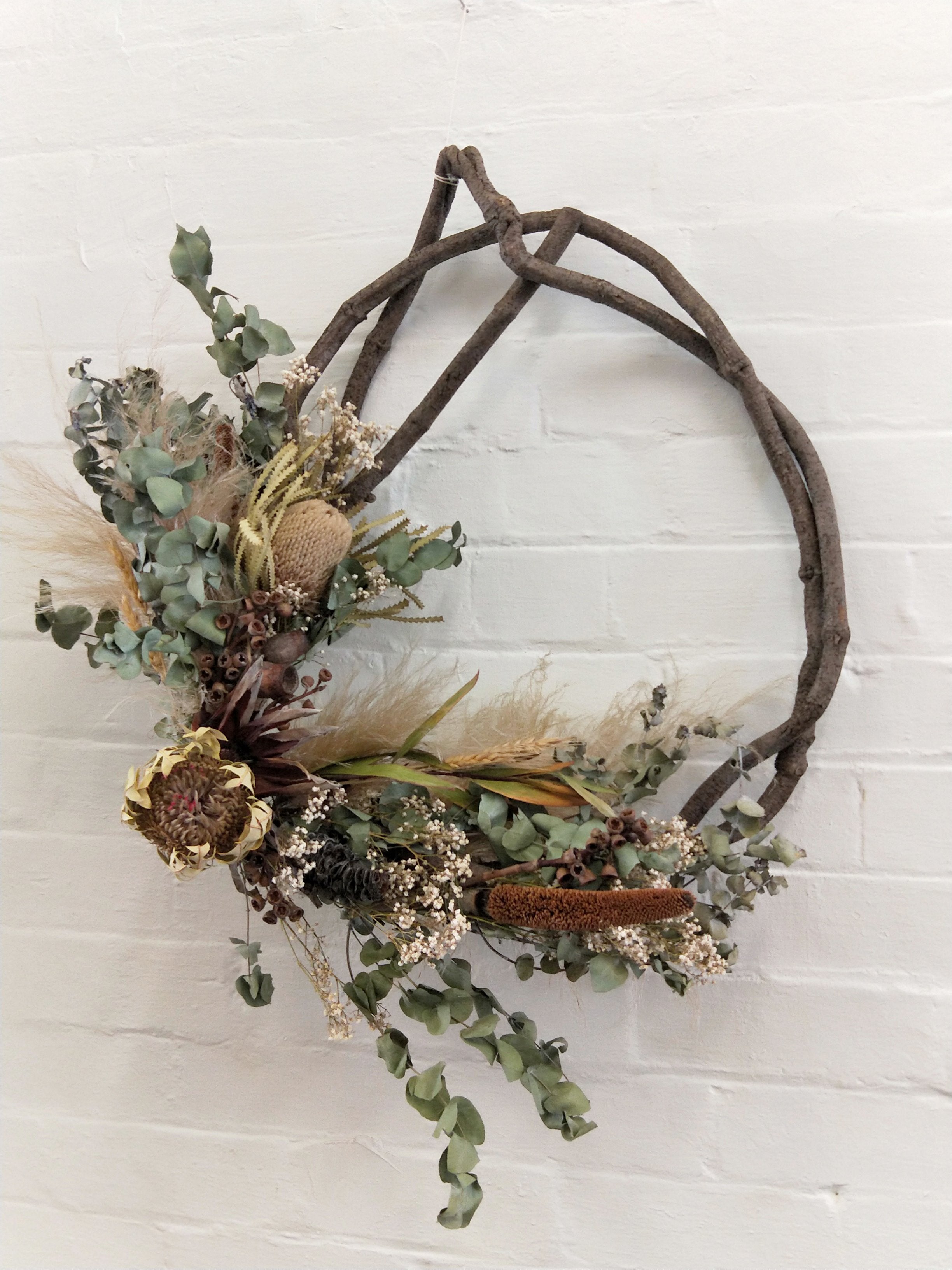 EVERLASTING NATIVE FLOWER WREATH WORKSHOP 1st March, 11am Central Coast, NSW