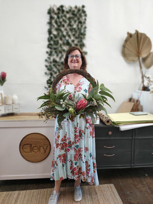 EVERLASTING NATIVE FLOWER WREATH WORKSHOP 1st March, 11am Central Coast, NSW