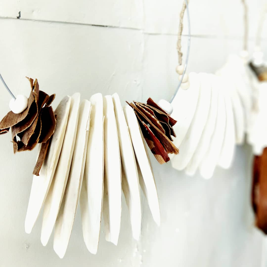 Cuttle Bone + Palm Frond + Clay Bead Wall Hanging Workshop 19th September Central Coast, NSW
