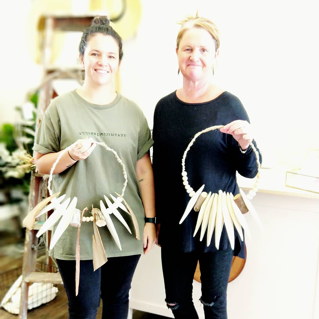 Cuttle Bone + Palm Frond + Clay Bead Wall Hanging Workshop 19th September Central Coast, NSW