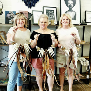 Cuttle Bone + Palm Frond + Clay Bead Wall Hanging Workshop 19th September Central Coast, NSW
