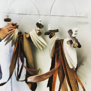 Cuttle Bone + Palm Frond + Clay Bead Wall Hanging Workshop 19th September Central Coast, NSW
