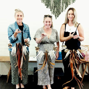 Cuttle Bone + Palm Frond + Clay Bead Wall Hanging Workshop 19th September Central Coast, NSW
