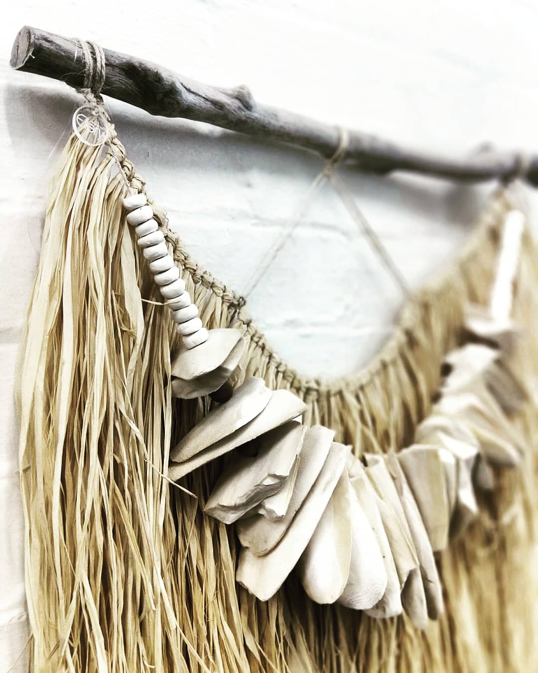 Raffia + Clay Beads + Cuttlebone Wall Hanging Workshop 19th September Central Coast, NSW