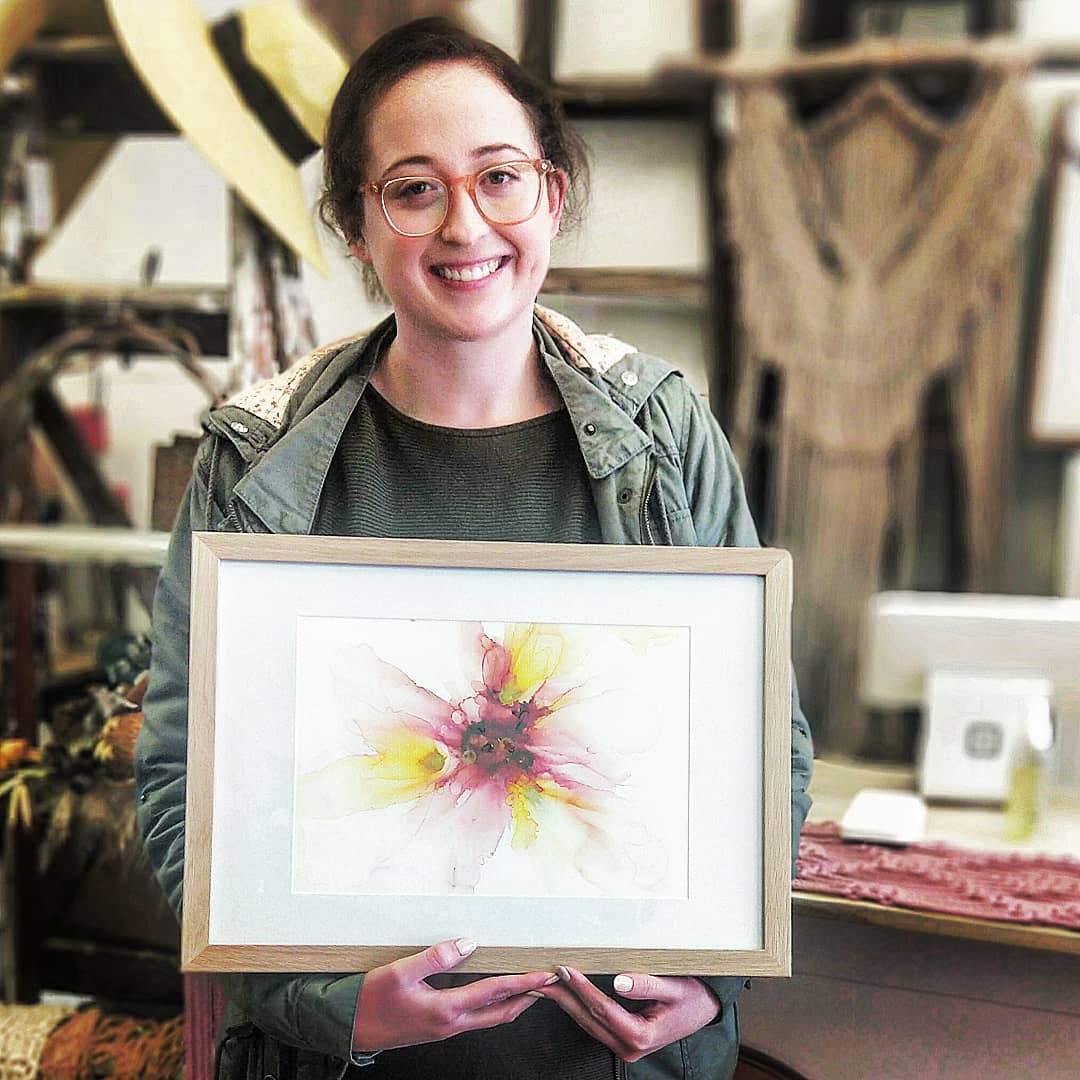 Alcohol Ink Framed Artwork 29th October 10am Central Coast, NSW