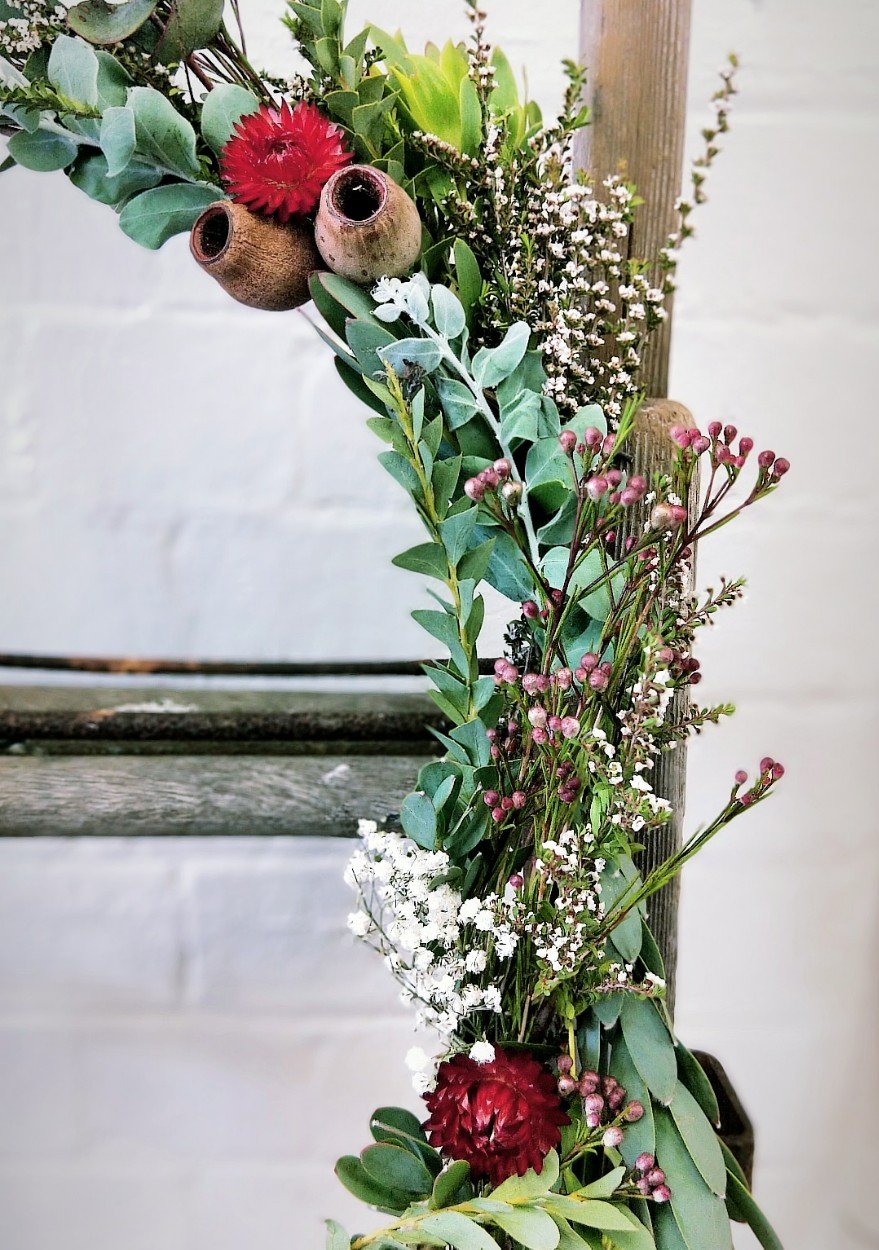CHRISTMAS Wreath Making Workshop 17th December 10am Central Coast, NSW