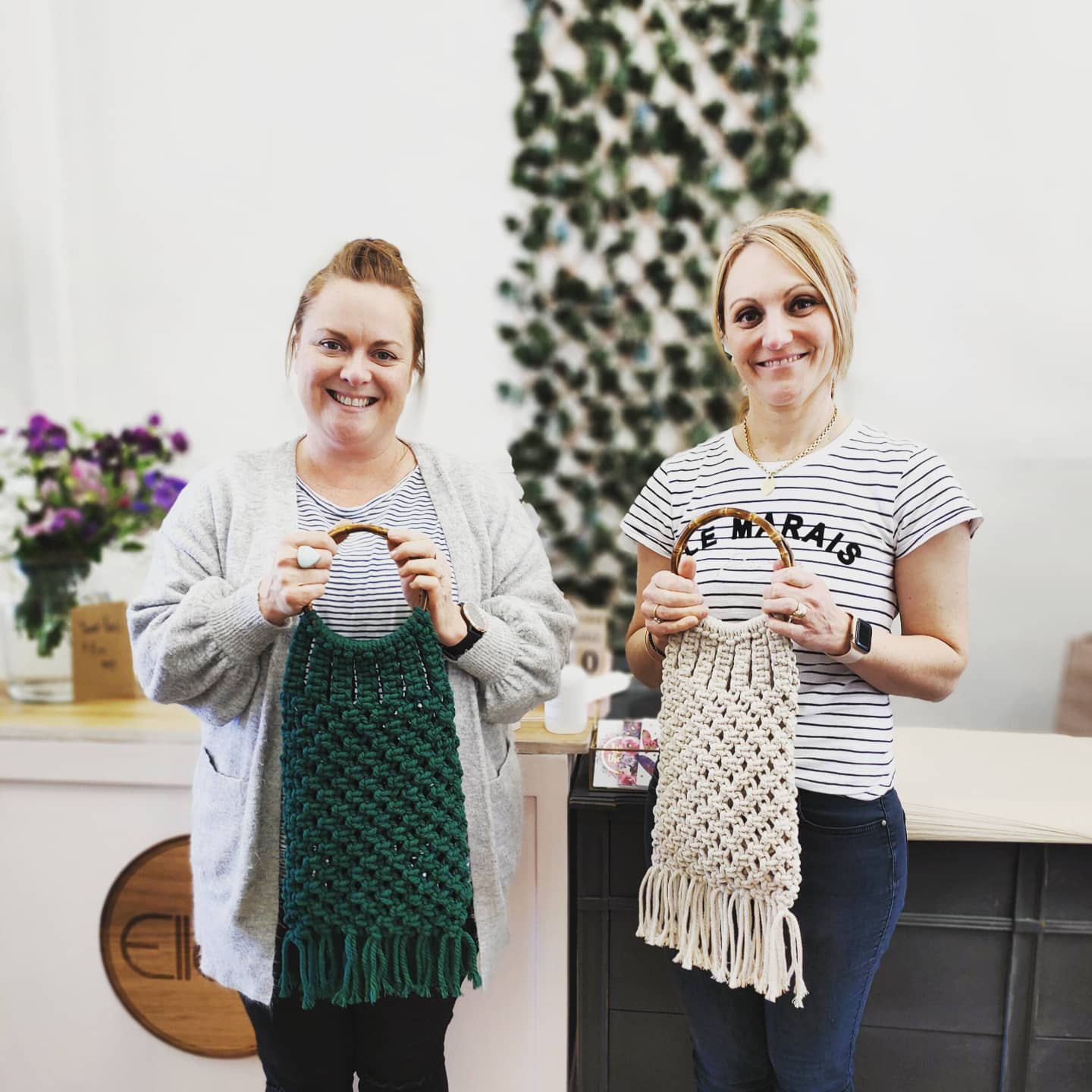 Macrame Reversible Bamboo Bag Workshop 8th October 1pm, Central Coast, NSW