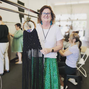 Macrame Reversible Bamboo Bag Workshop 16th July 10am, Central Coast, NSW