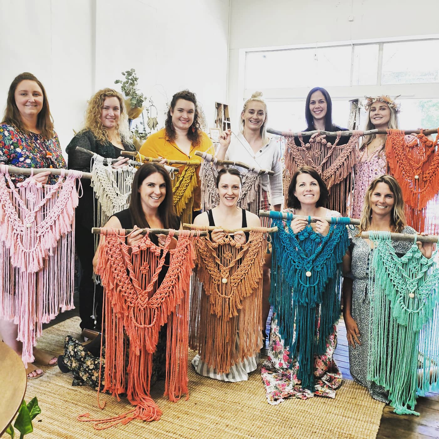 POSTPONED DUE TO SEVERE WEATHER / Beginner Macrame Wall Hanging Workshop 21st March, Central Coast NSW
