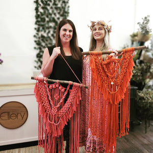 POSTPONED DUE TO SEVERE WEATHER / Beginner Macrame Wall Hanging Workshop 21st March, Central Coast NSW